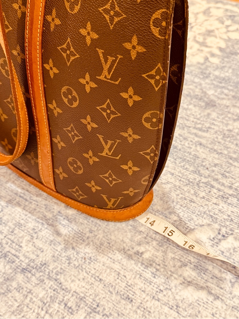 Louis Vuitton Monogram The Babylon Brown and Tan Tote bag - Picture 10 of 16